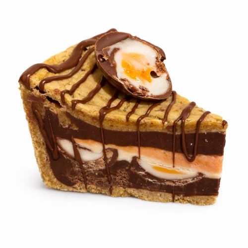 Deep Filled Creme Egg Cookie Pie 
